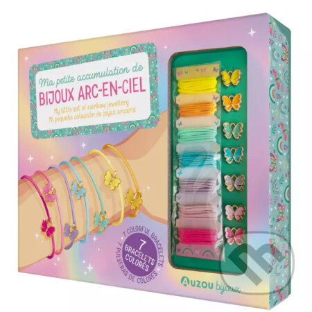 AUZOU Kolekcia dúhových šperkov motýliky