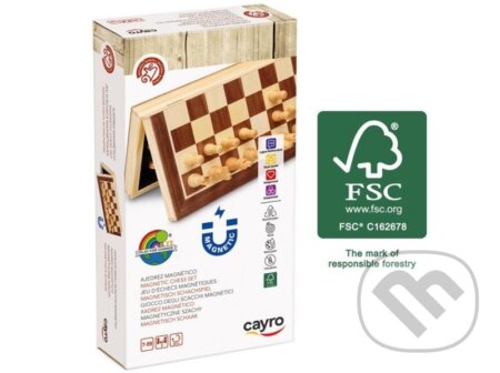 Šachy skládací magnetické