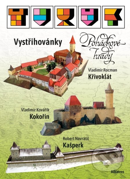 Vystřihovánky: Pohádkové hrady (Křivoklát, Kokořín, Kašperk) - hra z kategorie Hry pro děti