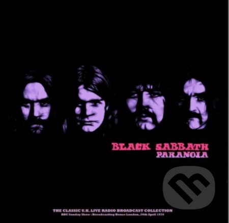 Black Sabbath: Paranoia - Bbc Sunday Show, London 1970 (Pink/Black Splatter) LP