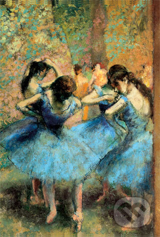 Tanečnice v modrom - Edgar Degas, Trefl
