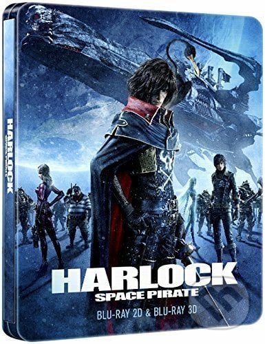 Harlock Space Pirate Collectors Edition Steelbook 3D/2D Blu-ray - Shinji Aramaki, Digital Manga, 2015