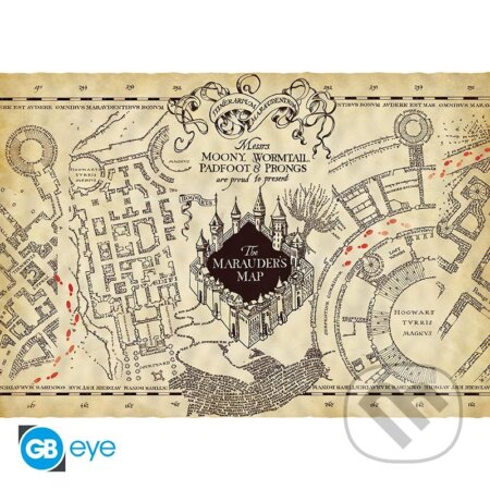 Harry Potter Plagát Záškodnícka mapa