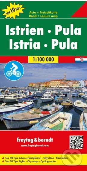Istrien, Pula 1:100 000, freytag&berndt, 2017