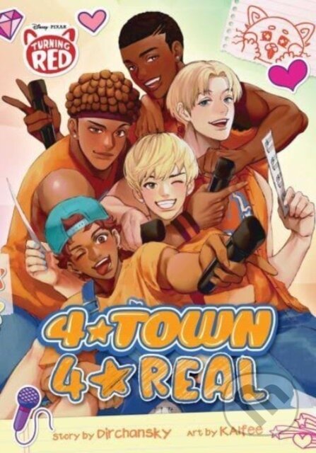 Disney and Pixar's Turning Red: 4*Town 4*Real (The Manga) - kniha z kategorie Komiksy