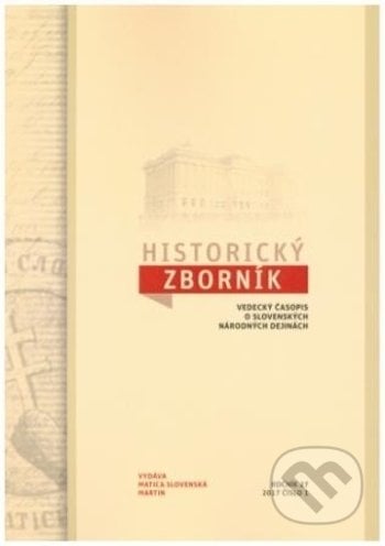 Historický zborník 2021, Vydavateľstvo Matice slovenskej, 2021