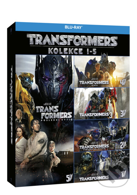 Transformers kolekce 1-5 - Michael Bay, Magicbox, 2017