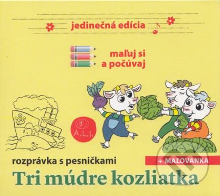 Tri múdre kozliatka (rozprávka s pesničkami) - Jozef Cíger-Hronský, Dušan Matulay - audiokniha z kategorie Pro děti