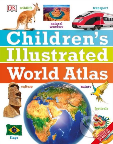 Children&#039;s Illustrated World Atlas, Dorling Kindersley, 2017