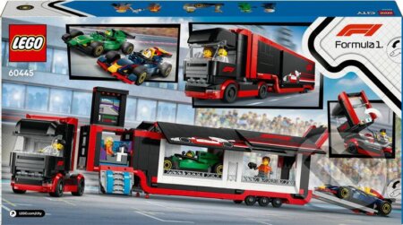 LEGO® City 60445 Kamión F1® s autami RB20 a AMR24 F1®