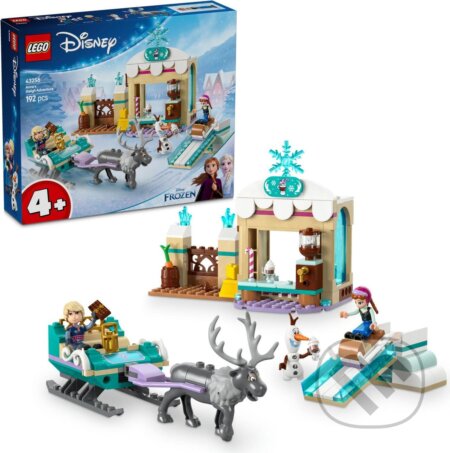 Spoločenská hra: LEGO® Disney Princess 43256 Anna a jej dobrodružstvo na saniach (LEGO). LEGO, 2025