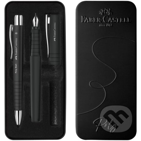 Súprava Poly Ball Pen čierna PP+GP