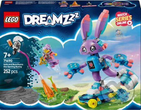 Spoločenská hra: LEGO® DREAMZzz™ 71490 Izzie a herný zajačik Bunchurro (LEGO). LEGO, 2025