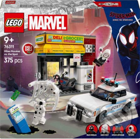 Spoločenská hra: LEGO® Marvel 76311 Spider-Verse: Miles Morales vs. Škvrna (LEGO). LEGO, 2025