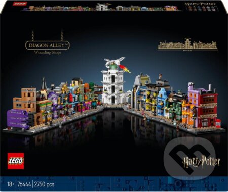 Spoločenská hra: LEGO® Harry Potter™ 76444 Čarodejnícke obchody v Šikmej uličke (LEGO)