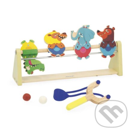 Streľba prakom (Drevená stolová hra pre deti)