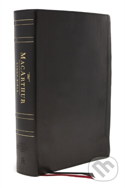 NASB, MacArthur Study Bible, 2nd Edition, Genuine Leather, Black, Thumb Indexed, Comfort Print - kniha z kategorie Filozofie
