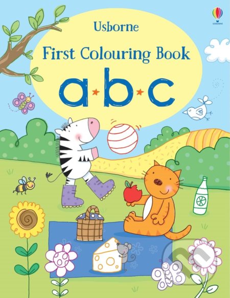 First Colouring Book ABC - Jessica Greenwell, Usborne, 2017