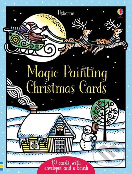 Magic painting Christmas cards - Fiona Watt, Zuzanna Bukala (Ilustrátor), Usborne, 2017