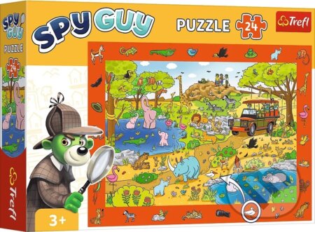 Puzzle: Puzzle s hľadaním obrázkov Spy Guy: Safari (Trefl). Trefl, 2025