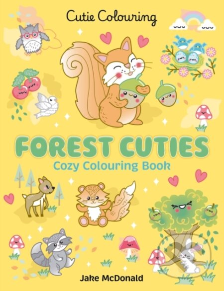 Forest Cuties: Colouring Book - kniha z kategorie Omalovánky