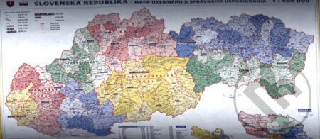 Slovensko - administratívna mapa 1:460 000, SHOCart, 2017