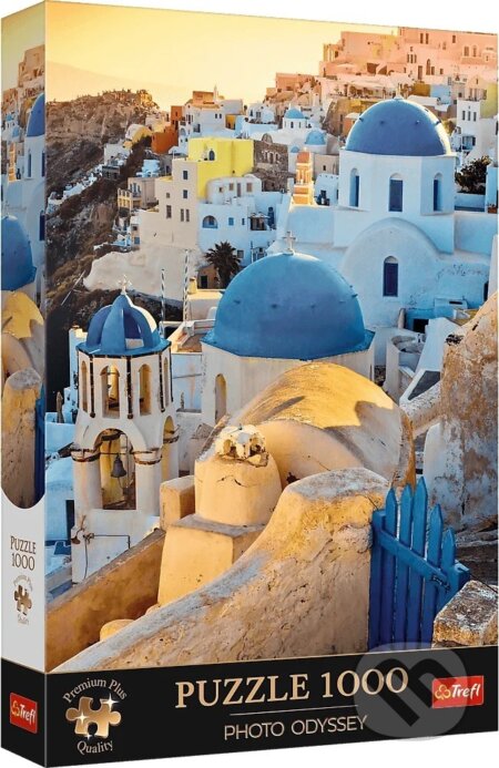 Puzzle: Mesto Oia, Santorini (Trefl). Trefl, 2025