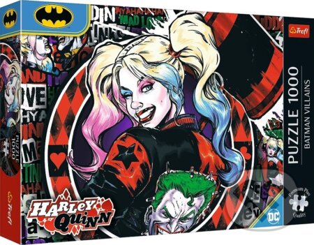 TREFL Puzzle Premium Plus Batman: Harley Quinn 1000 dílků