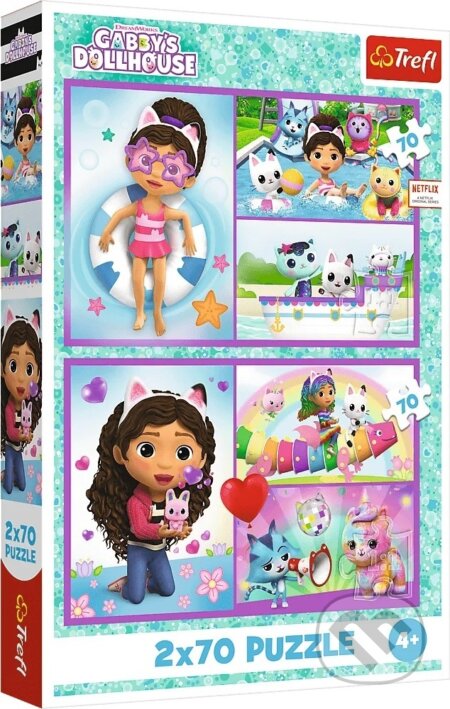 Zahrajte si s Gabby (Gabby's Dollhouse) - puzzle z kategorie 60 - 300 dílků