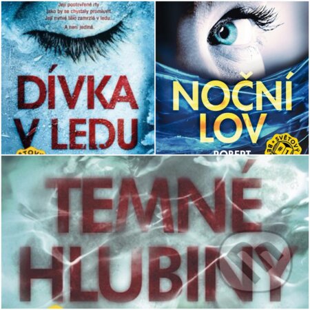 E-kniha: Dívka v ledu, Noční lov a Temné hlubiny (Robert Bryndza)