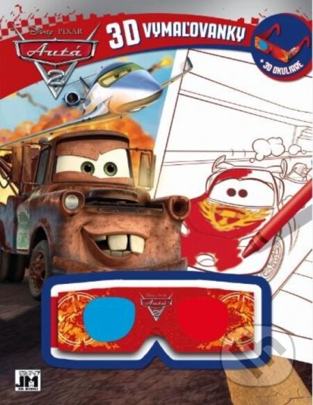 3D vymaľovanky - Autá 2 - kniha z kategorie Omalovánky