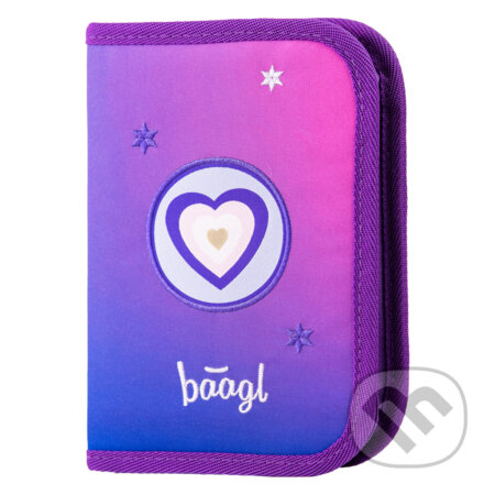 Školní penál jednopatrový Srdce