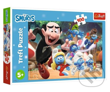 Šmoulové: Lekce taťky Šmouly - puzzle z kategorie 60 - 300 dílků