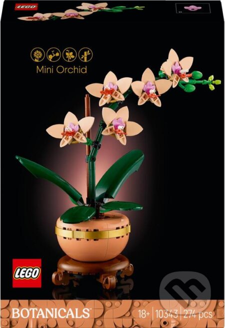 Spoločenská hra: LEGO® Botanicals 10343 Miniatúrna orchidea (LEGO)