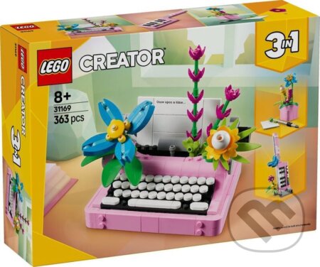 Spoločenská hra: LEGO® Creator 3 v 1 31169 Písací stroj s kvetmi (LEGO)