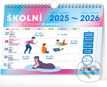 NOTIQUE Školní plánovací kalendář 2025/2026 (Notique)