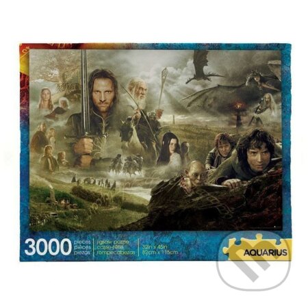 Puzzle: Pán prsteňov - Saga (Aquarius)