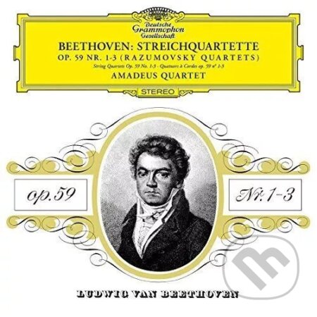 Beethoven Ludvig Van: Amadeus Quartet: Razumovského Kvartety LP