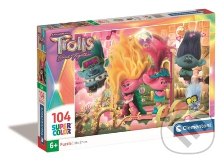 CLEMENTONI Puzzle Trollové 3, 104 dílků