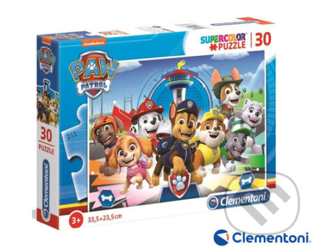 Supercolor Tlapková Patrola (30 dílků) - puzzle z kategorie 15 - 60 dílků