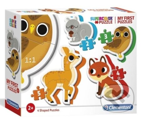 Moje první puzzle Lesní zvířata - puzzle z kategorie Maxi dílky