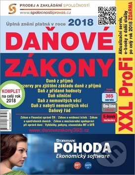 Daňové zákony 2018, DonauMedia, 2017