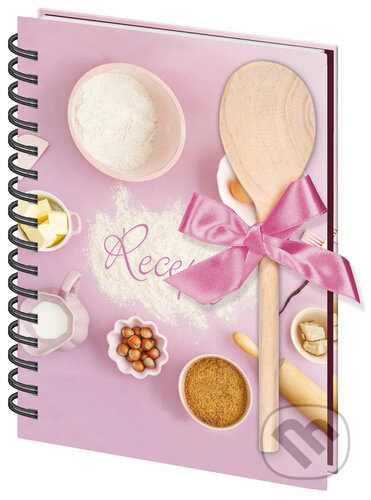 Kniha na recepty s vařečkou A5 spirála Baking (Helma)
