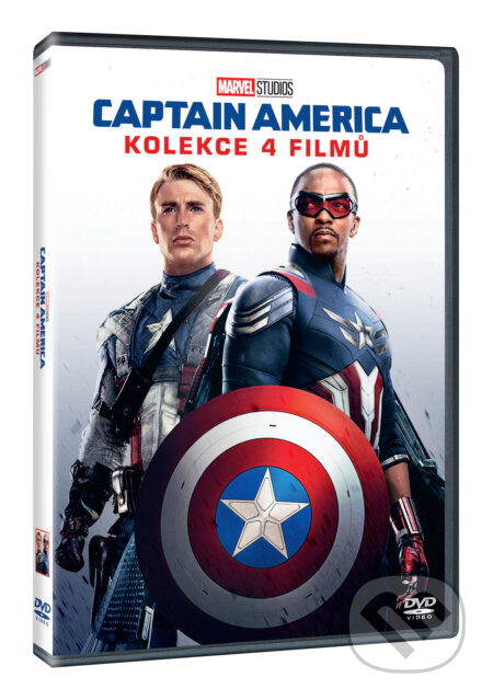 Captain America kolekce 1.-4. (4DVD) - film z kategorie Akční filmy