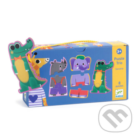 Puzzle: Puzzle trio: Savana (Djeco)