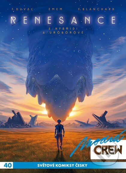 Modrá CREW 40 - Renesance 5 a 6 - Fred Duval - kniha z kategorie Komiksy