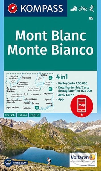 Mont Blanc / Monte Bianco, Kompass, 2017