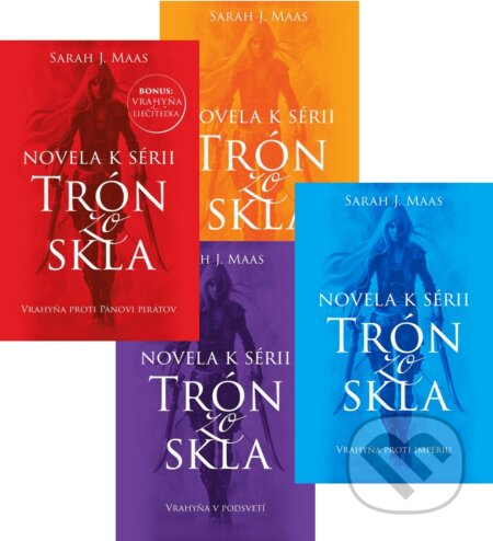 Novely 1 - 4 k sérii Trón zo skla - Sarah J. Maas, Slovart