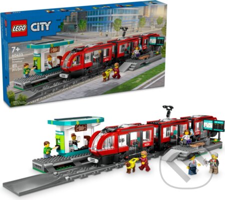 LEGO® City 60423 Električka a zastávka v centre mesta - hra z kategorie City