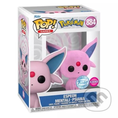 Funko POP Games: Pokémon - Espeon (FLOCKED) #884 (Funko). Funko, 2025